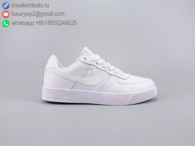 NIKE AIR FORCE 1 LOW AC WHITE WHITE LEATHER UNISEX SKATE SHOES